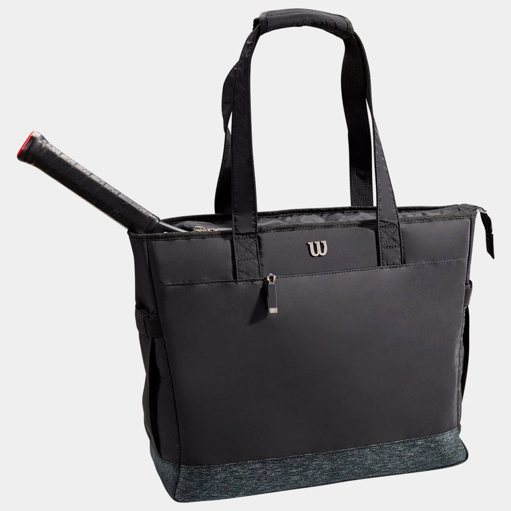 New ๐ฅฐ Discount ๐ Tennis Accessories Wilson ๐ฉ Women's Tote Black ๐ ๐ 3 Tennis Accessories Wilson Women's Tote Black