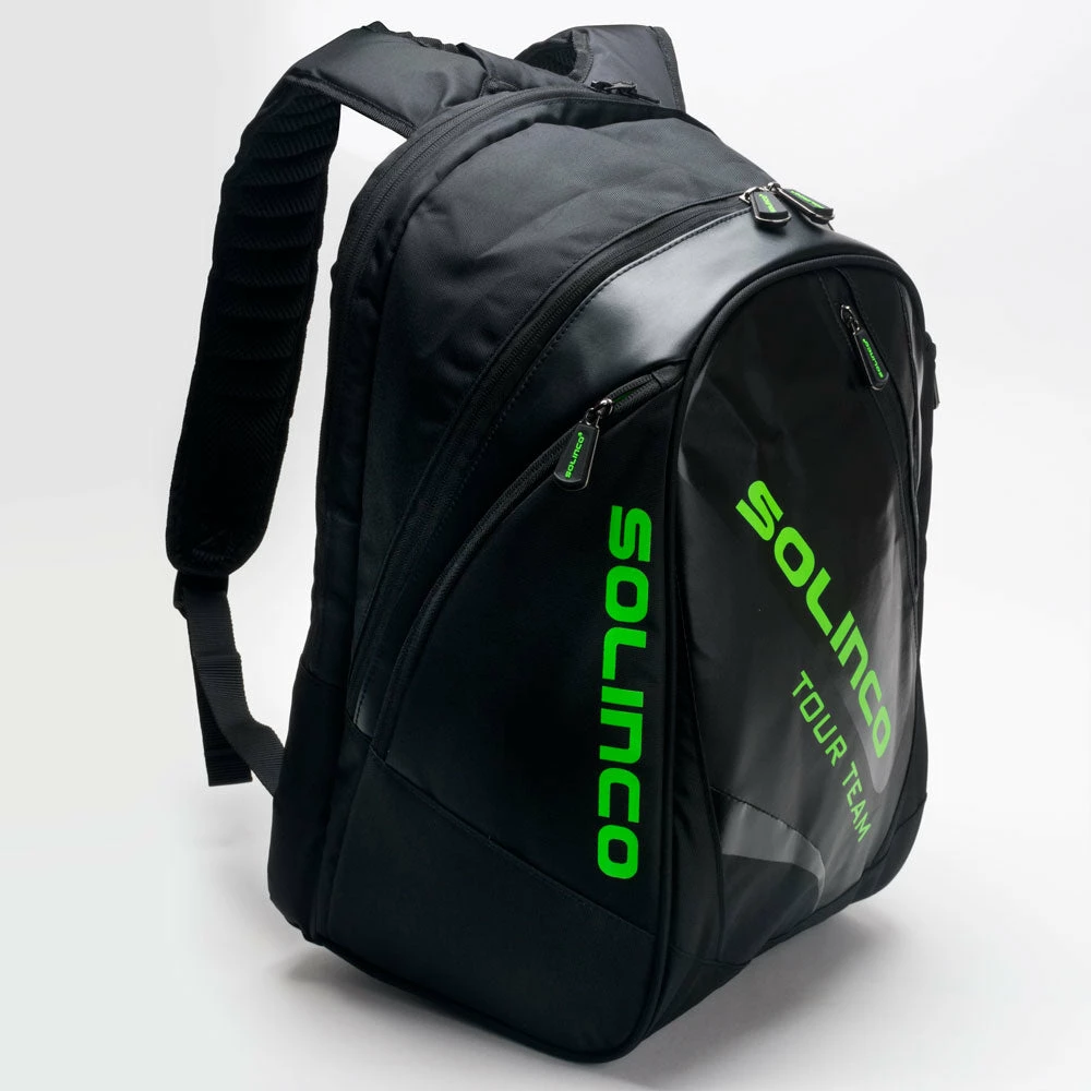 Outlet ๐ Buy โค๏ธ Solinco Tour ๐ ๐ Backpack Black/Neon Green Tennis Accessories ๐ โค๏ธ 3 Solinco Tour Backpack Black/Neon Green Tennis Accessories