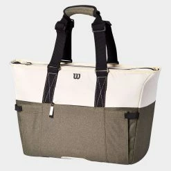 Wilson Women's Tote Bag Cream/Forest Green/Black