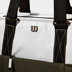 Wilson Women's Tote Bag Cream/Forest Green/Black