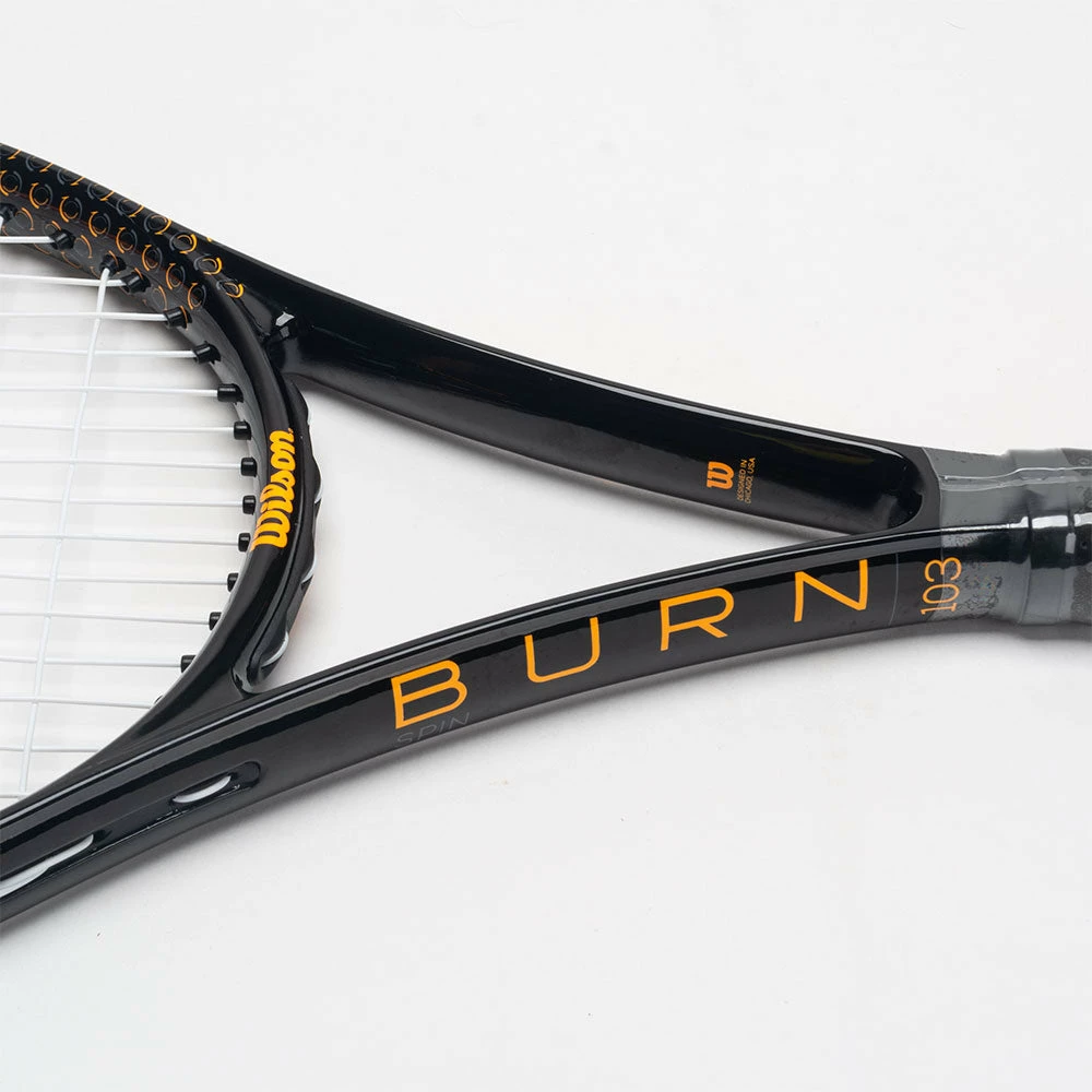 Best Sale 😀 Discount 😀 Tennis Racquets Wilson Burn Spin 103 (18x16) ✨ 🔥 6 Tennis Racquets Wilson Burn Spin 103 (18x16)
