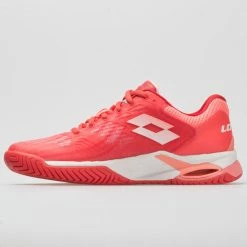 Outlet ๐ Best deal ๐ฅ Tennis ๐ ๐ Shoes Lotto Mirage 100 Speed ๐ฉ Women's Red Fluo/All White/Vivid Rose ๐คฉ ๐ 10 Tennis Shoes Lotto Mirage 100 Speed Women's Red Fluo/All White/Vivid Rose