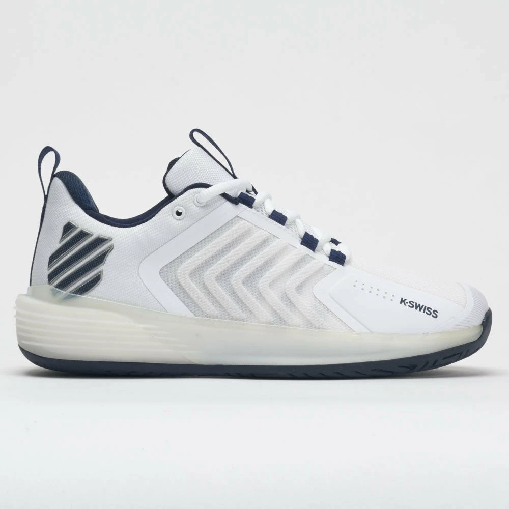 Flash Sale ๐ Cheapest ๐ Tennis ๐ ๐ Shoes K-Swiss Ultrashot 3 Men's White/Peacoat/Silver ๐ ๐ 3 Tennis Shoes K-Swiss Ultrashot 3 Men's White/Peacoat/Silver