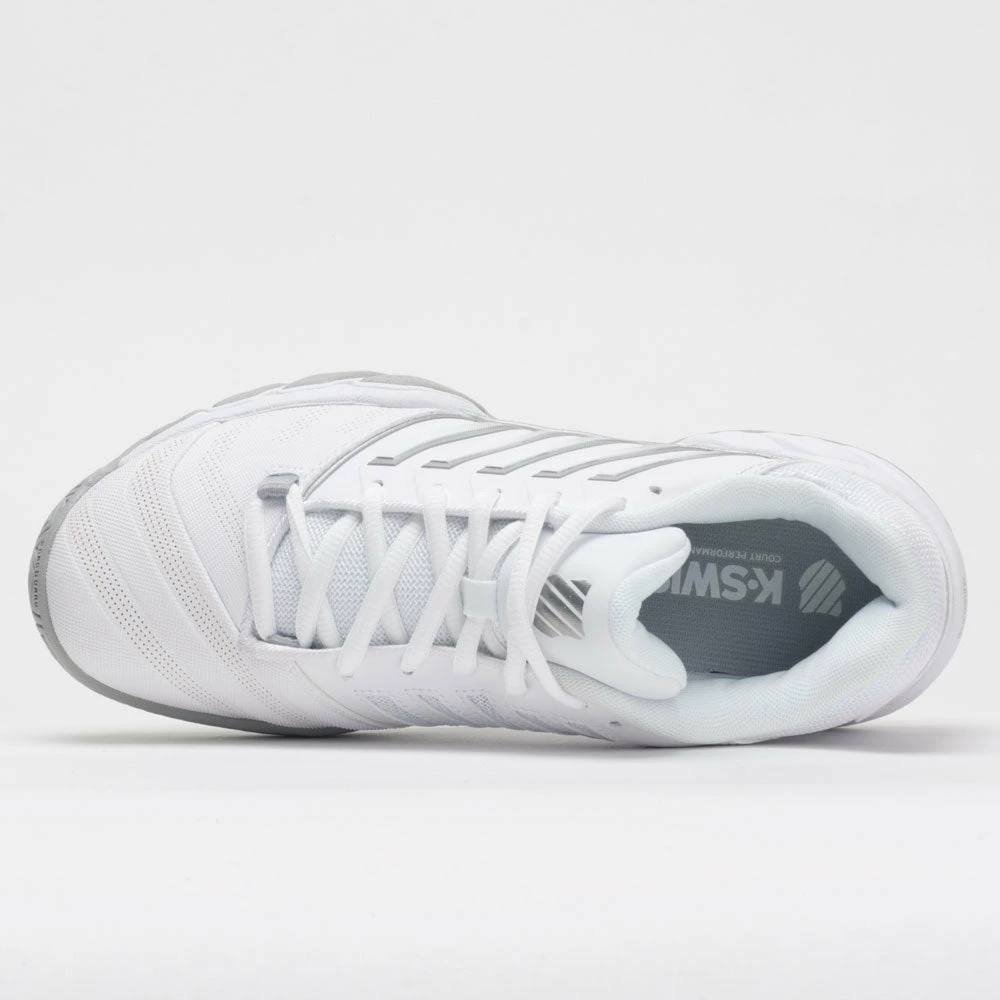 Wholesale โ๏ธ New ๐ K-Swiss Bigshot Light 4 ๐ฉ Women's White/High-Rise/Silver Tennis ๐ ๐ Shoes ๐งจ ๐ 5 K-Swiss Bigshot Light 4 Women's White/High-Rise/Silver Tennis Shoes