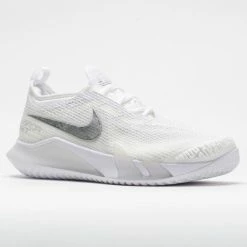 Tennis Shoes Nike React Vapor NXT Women's White/Metallic Silver/Grey Fog