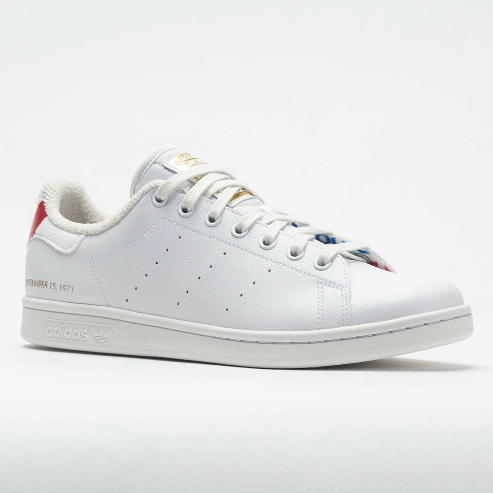 Hot Sale โญ Budget ๐ Tennis ๐ ๐ Shoes Adidas Stan Smith Men's Cloud White/Blue/Scarlet ๐ ๐ 7 Tennis Shoes Adidas Stan Smith Men's Cloud White/Blue/Scarlet