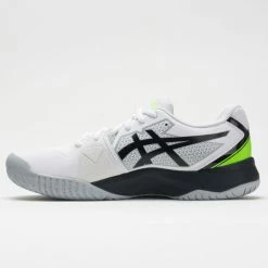 ASICS GEL-Challenger 13 Men's White/Green Gecko Tennis Shoes