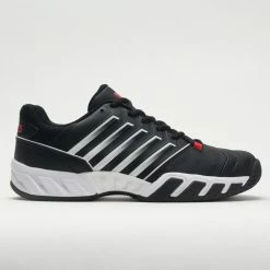 K-Swiss Bigshot Light 4 Men's Black/White Poppy Red Tennis Shoes
