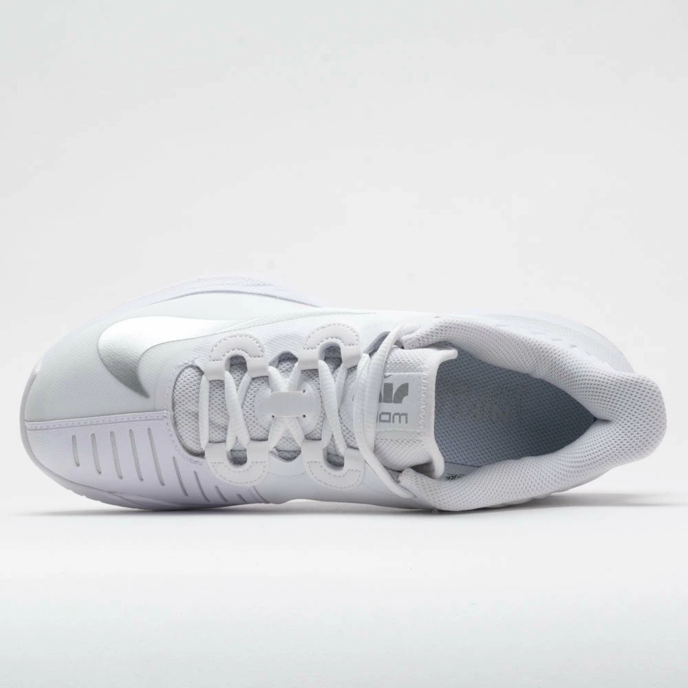 Flash Sale โ๏ธ Wholesale โค๏ธ Nike Air Zoom GP Turbo ๐ฉ Women's White/Metallic Silver Tennis ๐ ๐ Shoes ๐ โ 5 Nike Air Zoom GP Turbo Women's White/Metallic Silver Tennis Shoes
