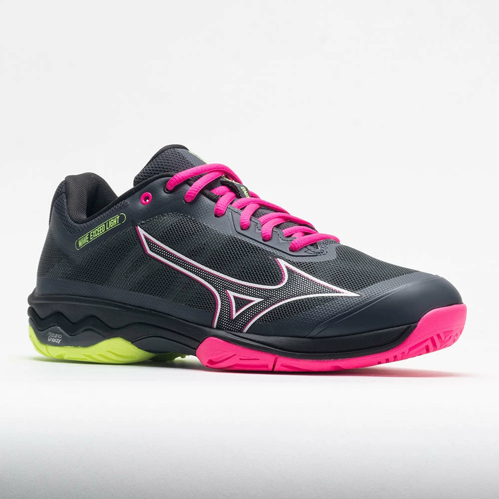 Best Sale โ Cheap ๐ Tennis ๐ ๐ Shoes Mizuno Wave Exceed Light AC ๐ฉ Women's Ebony/Pink Glo ๐ โค๏ธ 7 Tennis Shoes Mizuno Wave Exceed Light AC Women's Ebony/Pink Glo