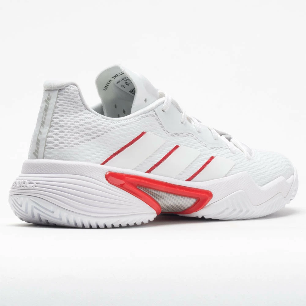 Buy ๐ Promo ๐ Adidas Barricade ๐ฉ Women's White/Silver Metallic/Grey Tennis ๐ ๐ Shoes โจ ๐ 8 Adidas Barricade Women's White/Silver Metallic/Grey Tennis Shoes