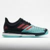 Tennis Shoes Adidas SoleCourt Primeblue Men's Black/Pulse Aqua/Solar Red