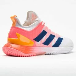 Adidas Adizero Ubersonic 4 Women's White/Legacy Indigo/Acid Red Tennis Shoes