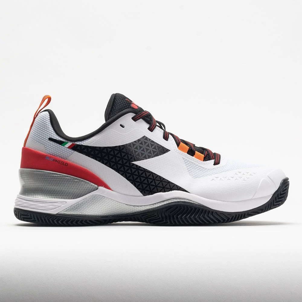 Discount โ๏ธ Flash Sale ๐ฅฐ Diadora Blushield Torneo Clay Men's White/Black/Fiery Red Tennis ๐ ๐ Shoes โ โ๏ธ 3 Diadora Blushield Torneo Clay Men's White/Black/Fiery Red Tennis Shoes