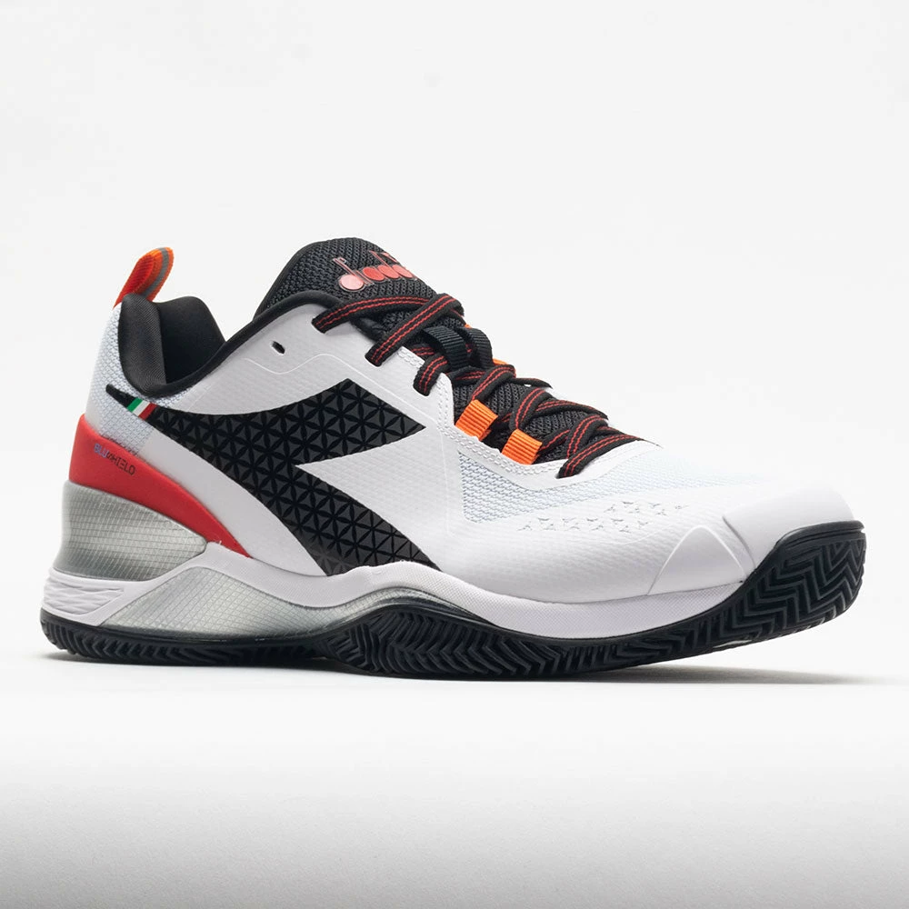 Discount โ๏ธ Flash Sale ๐ฅฐ Diadora Blushield Torneo Clay Men's White/Black/Fiery Red Tennis ๐ ๐ Shoes โ โ๏ธ 7 Diadora Blushield Torneo Clay Men's White/Black/Fiery Red Tennis Shoes