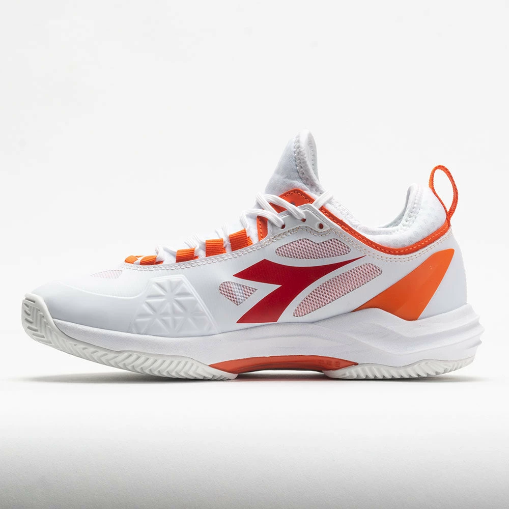 New 🎉 Deals 🥰 Tennis 👟 👟 Shoes Diadora Speed Blushield Fly Clay 👩 Women's White/Fiery Red ⭐ ✔️ 4 Tennis Shoes Diadora Speed Blushield Fly Clay Women's White/Fiery Red