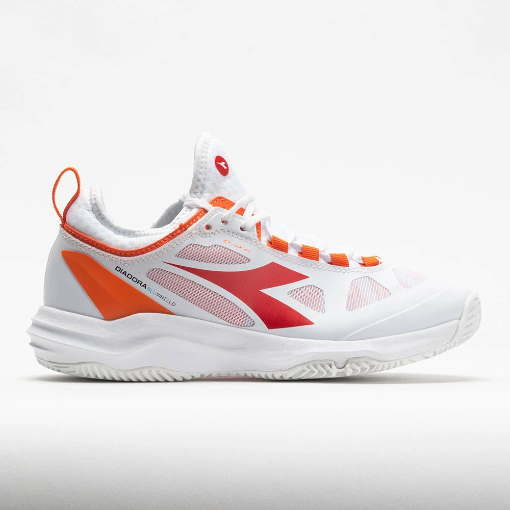 New 🎉 Deals 🥰 Tennis 👟 👟 Shoes Diadora Speed Blushield Fly Clay 👩 Women's White/Fiery Red ⭐ ✔️ 3 Tennis Shoes Diadora Speed Blushield Fly Clay Women's White/Fiery Red