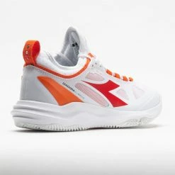 New 🎉 Deals 🥰 Tennis 👟 👟 Shoes Diadora Speed Blushield Fly Clay 👩 Women's White/Fiery Red ⭐ ✔️ 13 Tennis Shoes Diadora Speed Blushield Fly Clay Women's White/Fiery Red