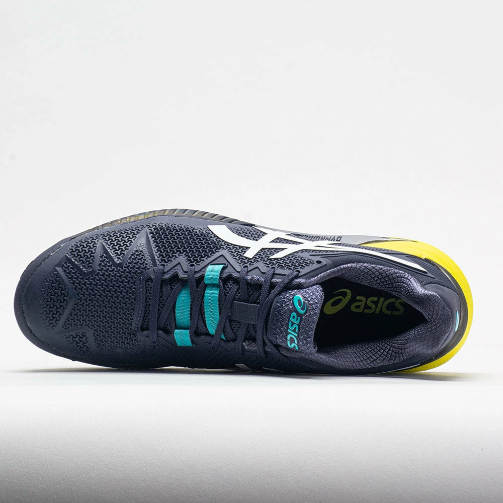 Discount 🥰 Best reviews of 😉 ASICS GEL-Resolution 8 Clay Men's Indigo Fog/White Tennis 👞 👞 Shoes ❤️ 🔔 5 ASICS GEL-Resolution 8 Clay Men's Indigo Fog/White Tennis Shoes