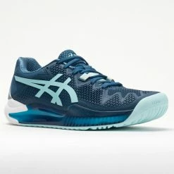 ASICS GEL-Resolution 8 Women's Light Indigo/Clear Blue Tennis Shoes