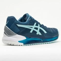 ASICS GEL-Resolution 8 Women's Light Indigo/Clear Blue Tennis Shoes