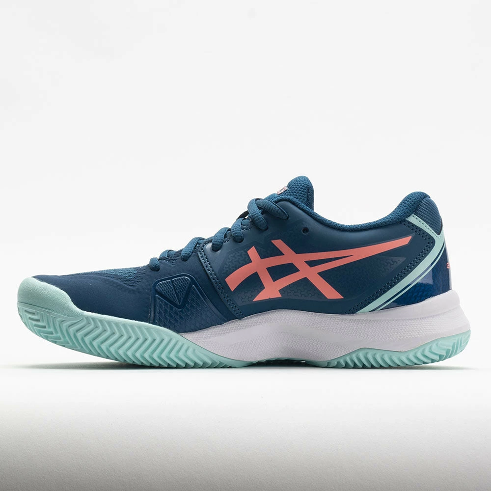 Buy ๐ Best Pirce ๐ ASICS GEL-Challenger 13 Clay ๐ฉ Women's Light Indigo/Guava ๐ฅฐ ๐คฉ 4 ASICS GEL-Challenger 13 Clay Women's Light Indigo/Guava