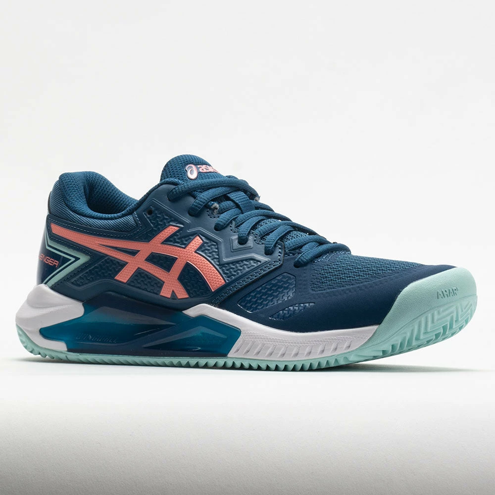 Buy ๐ Best Pirce ๐ ASICS GEL-Challenger 13 Clay ๐ฉ Women's Light Indigo/Guava ๐ฅฐ ๐คฉ 7 ASICS GEL-Challenger 13 Clay Women's Light Indigo/Guava