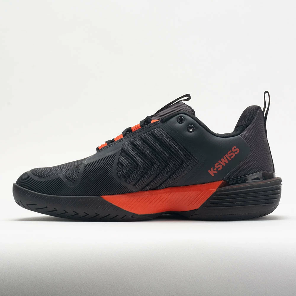 Brand new ๐ Best deal ๐ฅฐ K-Swiss Ultrashot 3 Men's Asphalt/Jet Black/Spicy Orange ๐ ๐ 4 K-Swiss Ultrashot 3 Men's Asphalt/Jet Black/Spicy Orange
