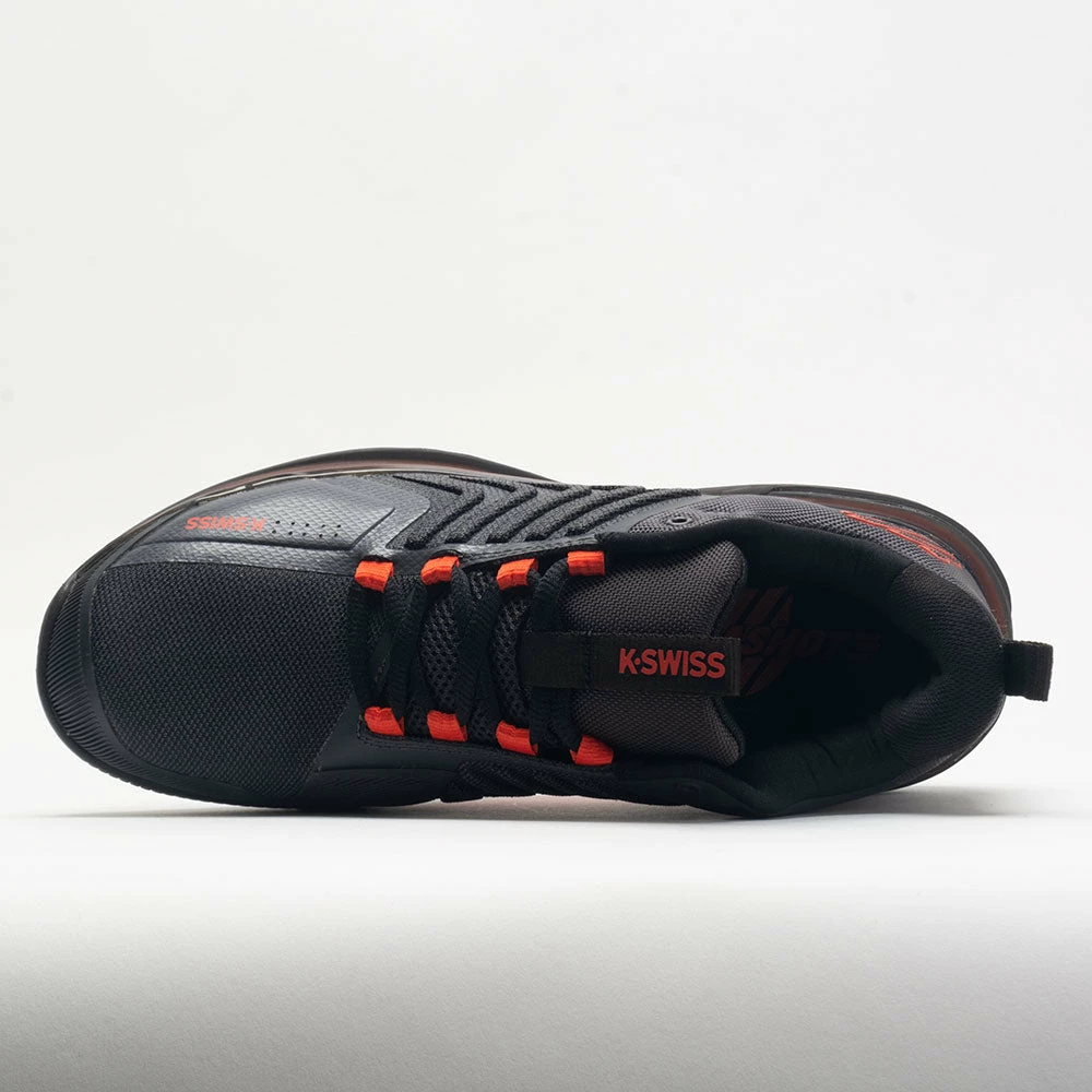 Brand new ๐ Best deal ๐ฅฐ K-Swiss Ultrashot 3 Men's Asphalt/Jet Black/Spicy Orange ๐ ๐ 5 K-Swiss Ultrashot 3 Men's Asphalt/Jet Black/Spicy Orange