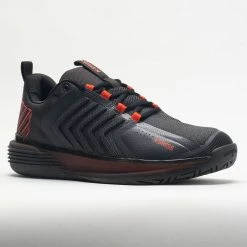 Brand new ๐ Best deal ๐ฅฐ K-Swiss Ultrashot 3 Men's Asphalt/Jet Black/Spicy Orange ๐ ๐ 12 K-Swiss Ultrashot 3 Men's Asphalt/Jet Black/Spicy Orange