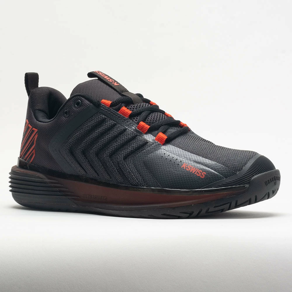 Brand new ๐ Best deal ๐ฅฐ K-Swiss Ultrashot 3 Men's Asphalt/Jet Black/Spicy Orange ๐ ๐ 7 K-Swiss Ultrashot 3 Men's Asphalt/Jet Black/Spicy Orange
