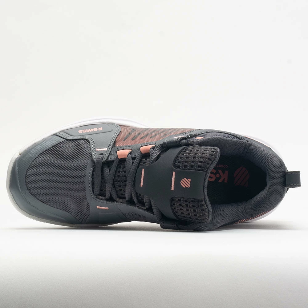 Flash Sale 🌟 Buy 🎁 K-Swiss Ultrashot Team 👩 Women's Steel Gray/Asphalt/Peach Amber 🔥 🥰 5 K-Swiss Ultrashot Team Women's Steel Gray/Asphalt/Peach Amber