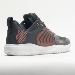 Flash Sale 🌟 Buy 🎁 K-Swiss Ultrashot Team 👩 Women's Steel Gray/Asphalt/Peach Amber 🔥 🥰 13 K-Swiss Ultrashot Team Women's Steel Gray/Asphalt/Peach Amber