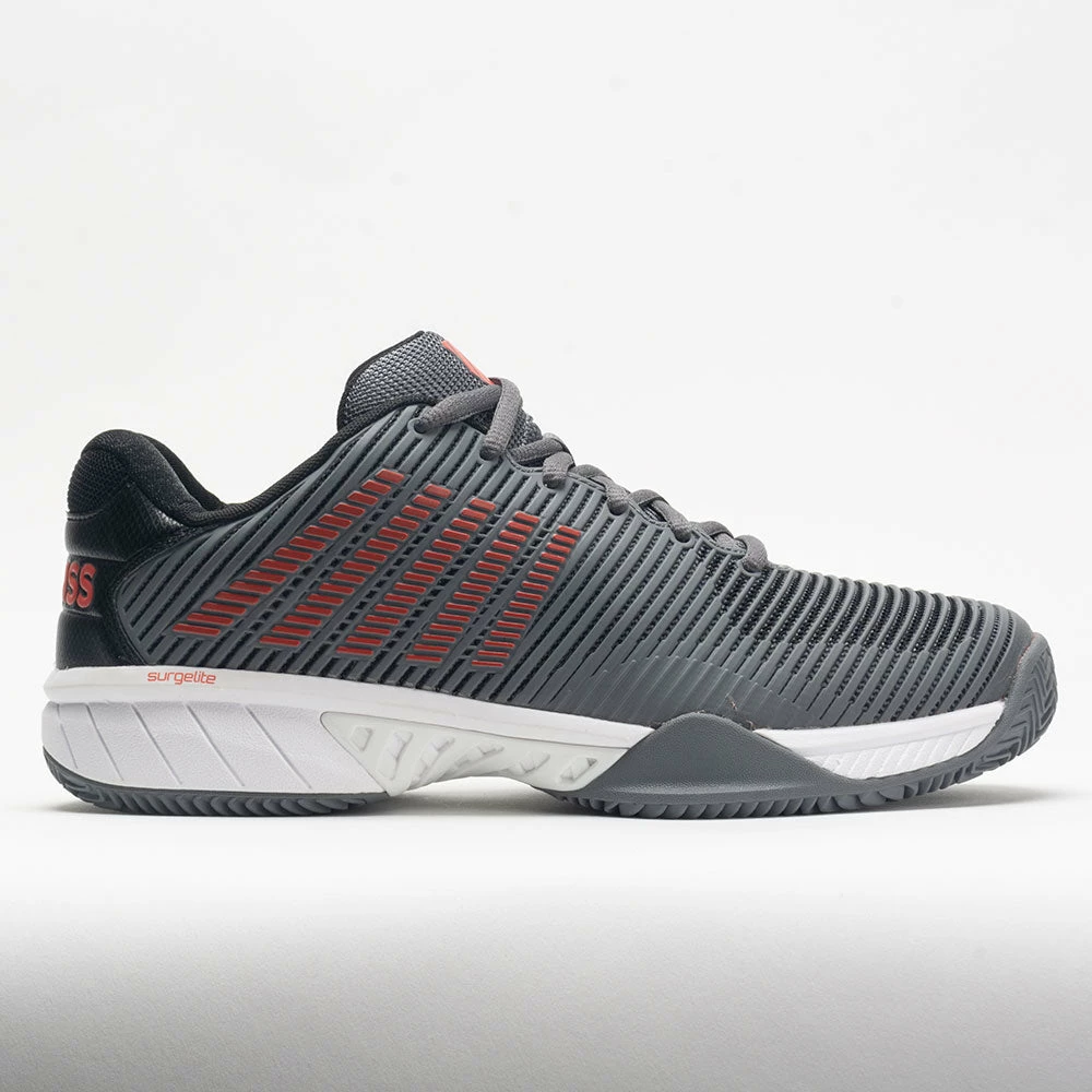 Discount ๐ New โจ K-Swiss Hypercourt Express 2 Clay Men's Steel Gray/Jet Black/Orange Tennis ๐ ๐ Shoes ๐ โ 3 K-Swiss Hypercourt Express 2 Clay Men's Steel Gray/Jet Black/Orange Tennis Shoes