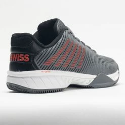 Discount ๐ New โจ K-Swiss Hypercourt Express 2 Clay Men's Steel Gray/Jet Black/Orange Tennis ๐ ๐ Shoes ๐ โ 13 K-Swiss Hypercourt Express 2 Clay Men's Steel Gray/Jet Black/Orange Tennis Shoes