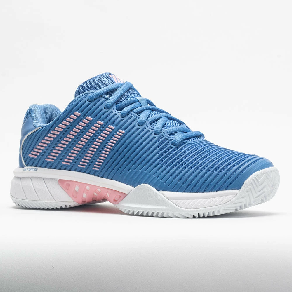Brand new โ Discount โญ Tennis ๐ ๐ Shoes K-Swiss Hypercourt Express 2 Clay ๐ฉ Women's Lake Blue/White/Orchid Pink ๐ฅฐ โ 7 Tennis Shoes K-Swiss Hypercourt Express 2 Clay Women's Lake Blue/White/Orchid Pink