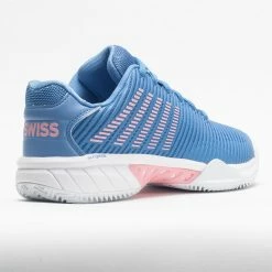 Brand new โ Discount โญ Tennis ๐ ๐ Shoes K-Swiss Hypercourt Express 2 Clay ๐ฉ Women's Lake Blue/White/Orchid Pink ๐ฅฐ โ 13 Tennis Shoes K-Swiss Hypercourt Express 2 Clay Women's Lake Blue/White/Orchid Pink