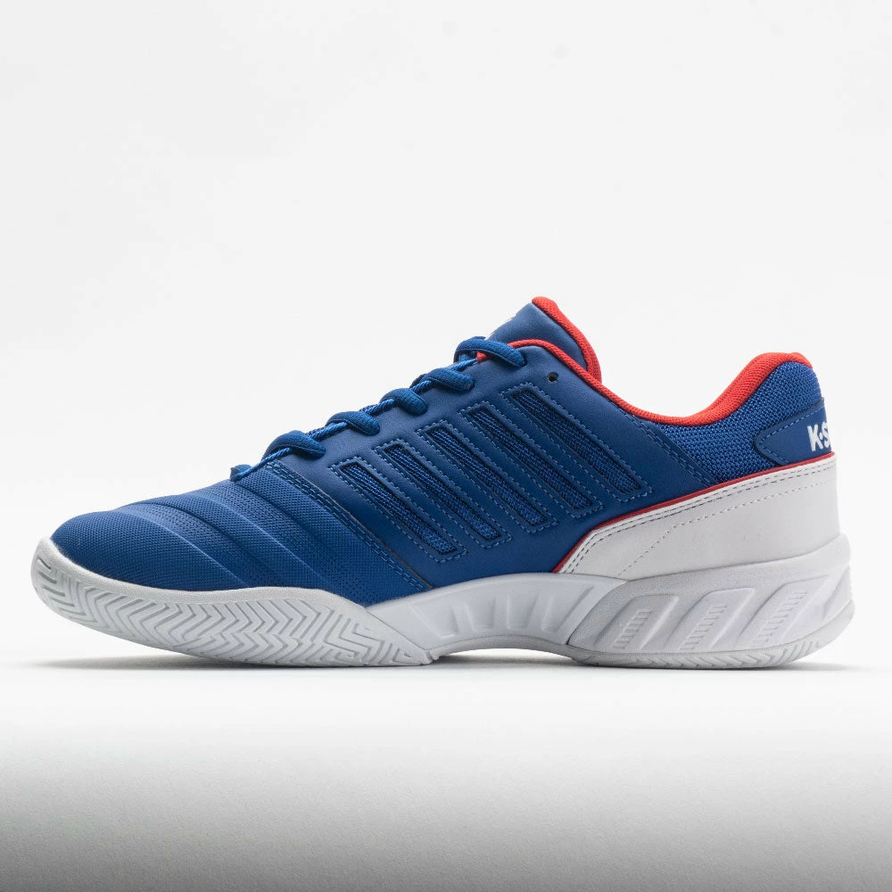 Coupon ๐ Budget ๐คฉ K-Swiss Bigshot Light 4 Men's Classic Blue/White/Berry Red ๐งจ ๐งจ 4 K-Swiss Bigshot Light 4 Men's Classic Blue/White/Berry Red