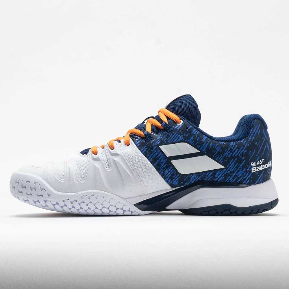 Deals ๐ Best reviews of ๐ฅ Tennis ๐ ๐ Shoes Babolat Propulse Blast Men's White/Dark Blue ๐ ๐ 4 Tennis Shoes Babolat Propulse Blast Men's White/Dark Blue