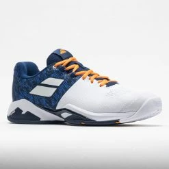 Deals ๐ Best reviews of ๐ฅ Tennis ๐ ๐ Shoes Babolat Propulse Blast Men's White/Dark Blue ๐ ๐ 12 Tennis Shoes Babolat Propulse Blast Men's White/Dark Blue