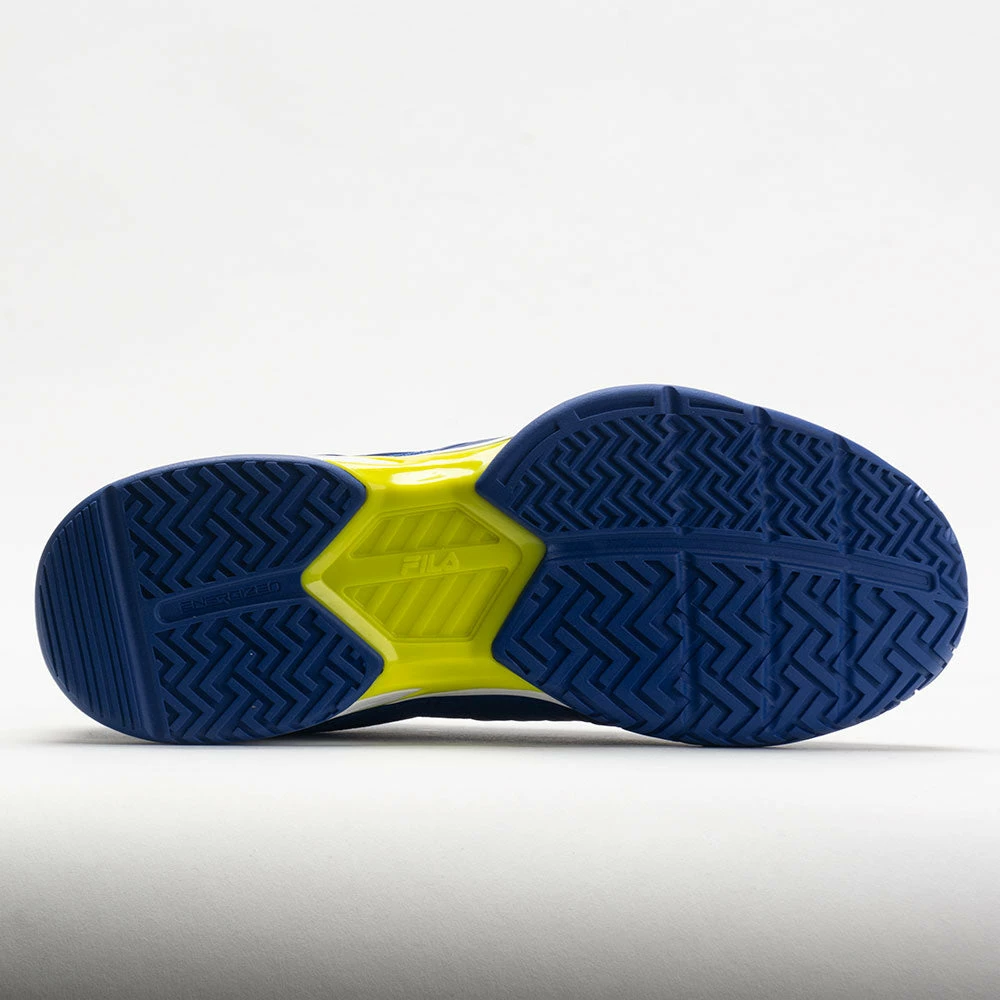 Outlet ๐งจ Deals ๐ Fila Axilus 2 Energized Men's Blue Lolite/Evening Primrose/White ๐ ๐ 6 Fila Axilus 2 Energized Men's Blue Lolite/Evening Primrose/White