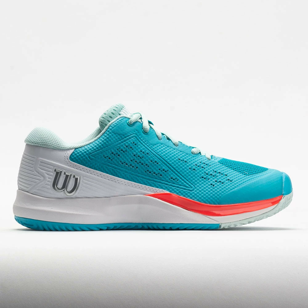 Deals โ๏ธ Discount ๐งจ Wilson Rush Pro Ace ๐ฉ Women's Scuba Blue/White/Fiery Coral Tennis ๐ ๐ Shoes ๐ ๐ฅฐ 3 Wilson Rush Pro Ace Women's Scuba Blue/White/Fiery Coral Tennis Shoes