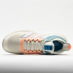 Promo ๐ Promo โจ Adidas Adizero Ubersonic 4 Men's Off White/White/Beam Orange Tennis ๐ ๐ Shoes ๐ฏ โ๏ธ 10 Adidas Adizero Ubersonic 4 Men's Off White/White/Beam Orange Tennis Shoes