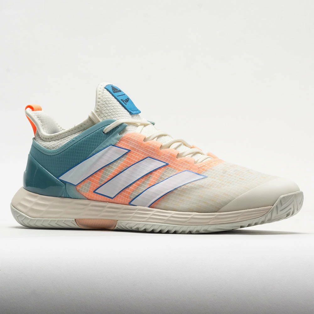 Promo ๐ Promo โจ Adidas Adizero Ubersonic 4 Men's Off White/White/Beam Orange Tennis ๐ ๐ Shoes ๐ฏ โ๏ธ 7 Adidas Adizero Ubersonic 4 Men's Off White/White/Beam Orange Tennis Shoes