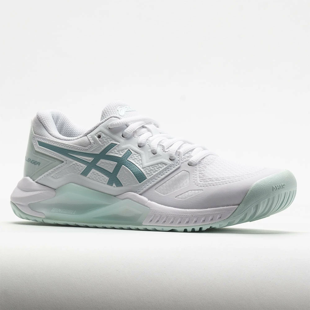 Promo ⌛ Flash Sale ✨ Tennis 👟 👟 Shoes ASICS GEL-Challenger 13 👩 Women's Blue Smoke/White 💯 💯 7 Tennis Shoes ASICS GEL-Challenger 13 Women's Blue Smoke/White