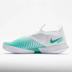 Tennis Shoes Nike React Vapor NXT Men's White/Washed Teal/Habanero Red