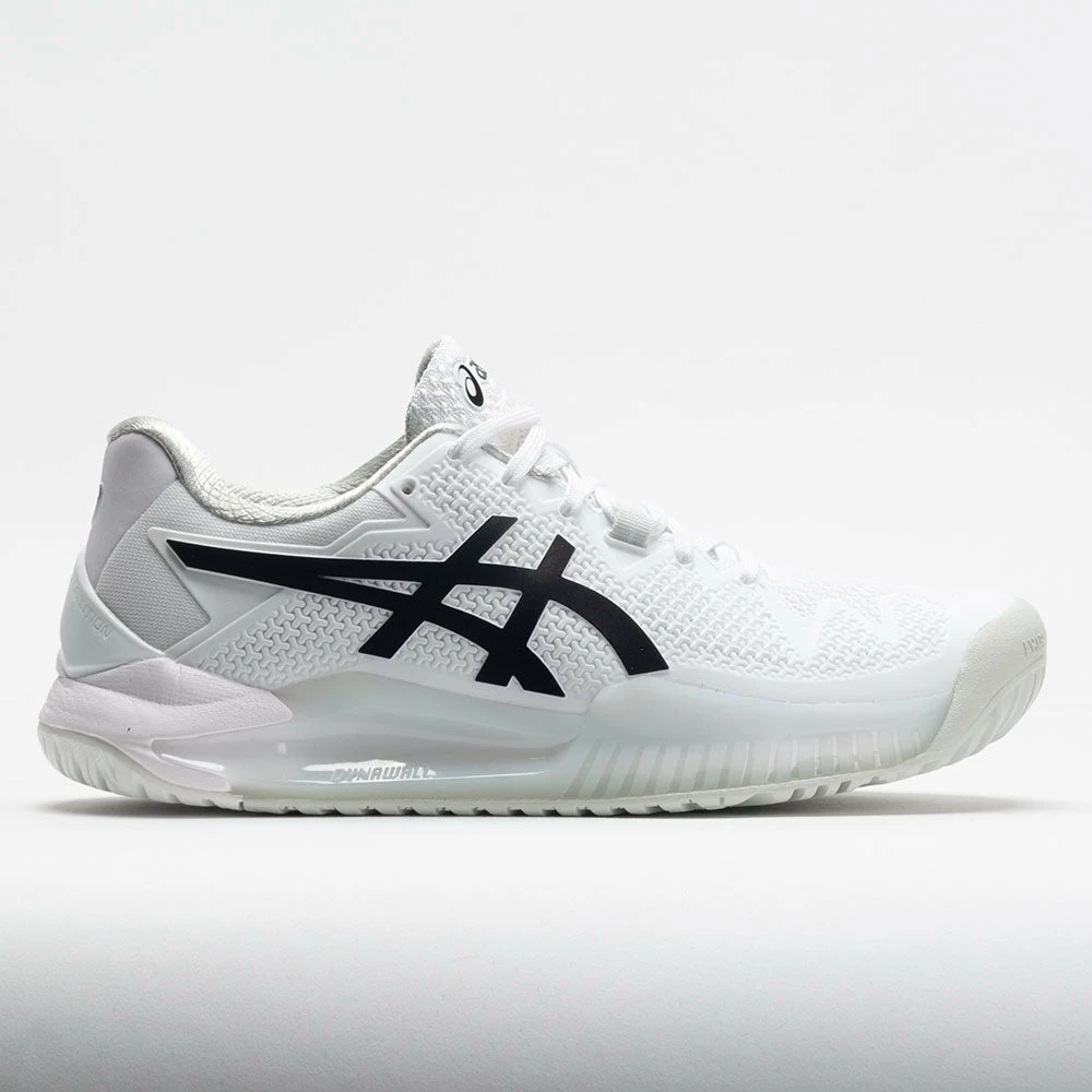 Wholesale ๐งจ Discount ๐ ASICS GEL-Resolution 8 ๐ฉ Women's White/Black Tennis ๐ ๐ Shoes ๐ ๐ 3 ASICS GEL-Resolution 8 Women's White/Black Tennis Shoes