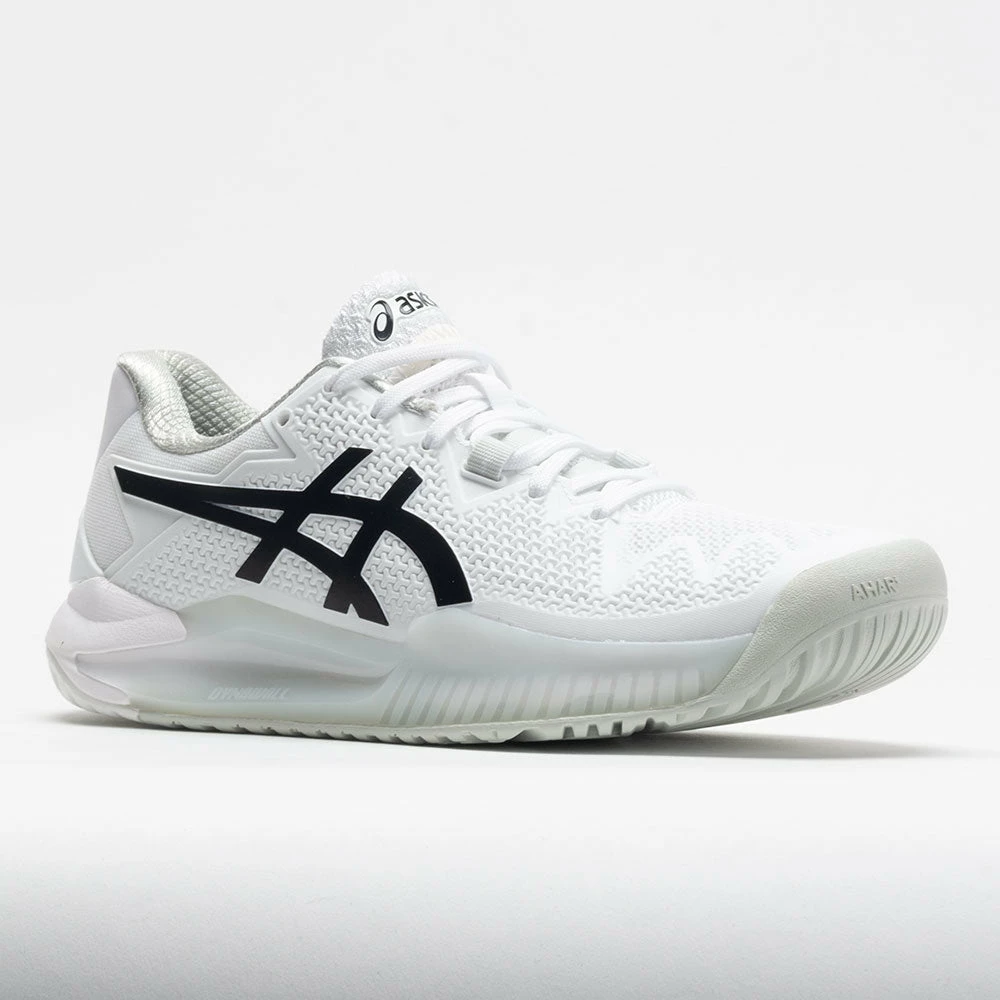Wholesale ๐งจ Discount ๐ ASICS GEL-Resolution 8 ๐ฉ Women's White/Black Tennis ๐ ๐ Shoes ๐ ๐ 7 ASICS GEL-Resolution 8 Women's White/Black Tennis Shoes