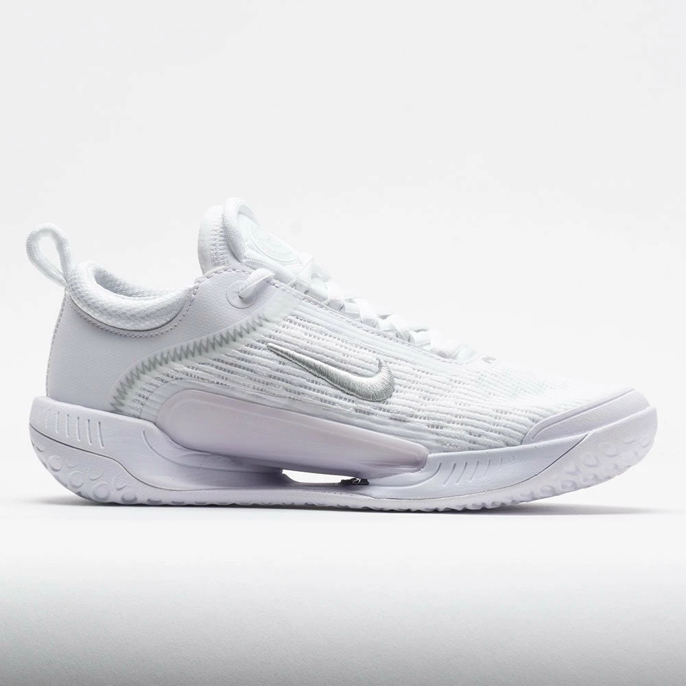 Brand new 🥰 Best Sale 🛒 Tennis 👟 👟 Shoes Nike Zoom NXT 👩 Women's White/Metallic Silver/Grey Fog 😀 🎉 7 Tennis Shoes Nike Zoom NXT Women's White/Metallic Silver/Grey Fog