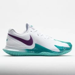 Tennis Shoes Nike Zoom Vapor Cage 4 Rafa White/Red Plum/Washed Teal
